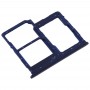 SIM-Karten-Behälter + SIM-Karten-Behälter + Micro-SD-Karten-Behälter für Galaxy A40 (dunkelblau)
