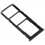 SIM-карты лоток + SIM-карты лоток + Micro SD-карты лоток для Galaxy A20 A30 A50 (черный)