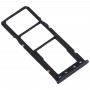 SIM karta Tray + SIM karta zásobník + Micro SD Card Tray pro Galaxy A20 A30 A50 (Black)