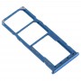 La bandeja de tarjeta SIM bandeja de tarjeta SIM + + Micro SD Card bandeja para el Galaxy A20 A30 A50 (azul)