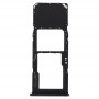 SIM karta Tray + Micro SD Card Tray pro Galaxy A70 (Black)