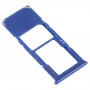 SIM Card Tray + Micro SD Card Tray for Galaxy A70 (Blue)