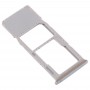SIM-карти лоток + Micro SD-карти лоток для Galaxy A70 (срібло)