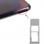 SIM-карти лоток + Micro SD-карти лоток для Galaxy A70 (срібло)