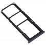 SIM ბარათის Tray + SIM ბარათის Tray + Micro SD Card Tray for Galaxy A70 (Black)