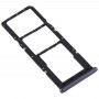 SIM Card Tray + SIM Card Tray + Micro SD Card Tray for Galaxy A70 (Black)