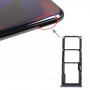 SIM-kort fack + SIM-kort fack + Micro SD-kort fack för Galaxy A70 (Svart)