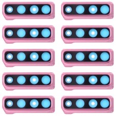 10 PCS linsskyddet för Galaxy A9 (2018) A920F / DS (rosa färg)
