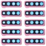 10 PCS linsskyddet för Galaxy A9 (2018) A920F / DS (rosa färg)
