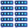 10 PCS fotocamera copriobiettivo per Galaxy A9 (2018) A920F / DS (blu)