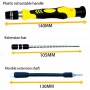 110 in 1 cacciavite magnetico Plum Cellulare Smontaggio Repair Tool (giallo)