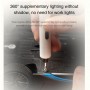 iFu 22 ערכת Driver Bits מיני אלקטריק מברג הנטען Cordless Precision Power בורג (לבן)