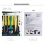 10 in 1 BEST BST-605 Tool Kit szétszerelése nyitva kéziszerszámok iPhone 3/4 / 4S / 5