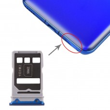 SIM karta Tray + SIM karta zásobník pro Huawei Honor V30 Pro / Honor V30 (modrá)