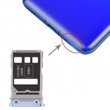 SIM ბარათის Tray + SIM ბარათის უჯრა Huawei Honor V30 Pro / ღირსების V30 (ვერცხლისფერი)