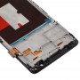 TFT LCD displej s materiálem a digitizér Full Montáž s Rám pro OnePlus 3 / 3T A3000 A3010 (Black)
