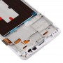 TFT materjali LCD-ekraan ja digiteerija Full komplekt koos raamiga Oneplus 3 / 3T A3000 A3010 (valge)