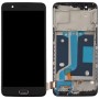 TFT Material LCD Screen and Digitizer Full Assembly with Frame for OnePlus 5 A5000 (Black)