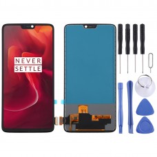 TFT Material LCD Screen and Digitizer Full Assembly for OnePlus 6 A6000(Black)