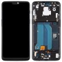 TFT Material LCD Screen and Digitizer Full Assembly with Frame for OnePlus 6 A6000 (Black)