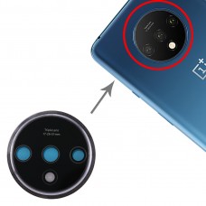 Caméra d'origine pour objectif de couverture OnePlus 7T (Argent)