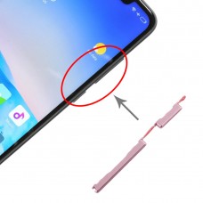 Side näppäimet Xiaomi redmi Huomautus 6 Pro (Pink)
