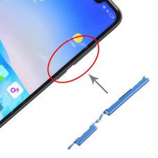 Teclas laterales para Xiaomi redmi Nota 6 Pro (azul)
