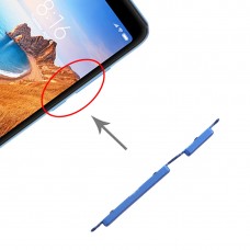 Touches latérales pour Xiaomi redmi 7A (Bleu)