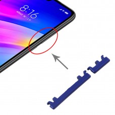 Touches latérales pour Xiaomi redmi 7 (Bleu)