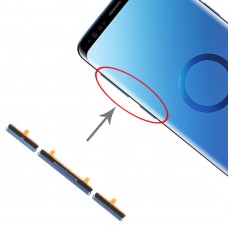 10 Set Postranní tlačítka pro Galaxy S9 / Galaxy S9 + (modrá)