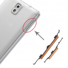 10 Set Touches latérales pour Galaxy Note 3 (or)