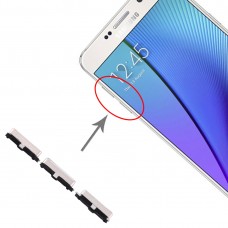 10 Set Side Keys for Galaxy Note 5 (Gold)