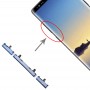 10 Set Touches latérales pour Galaxy Note 8 (Bleu)