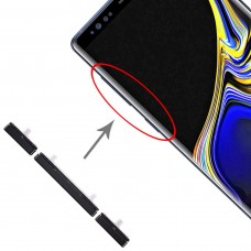 10 Set Side Keys for Galaxy Note 9 (Black)