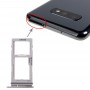 SIM karta Tray + SIM karty zásobník / Micro SD Card Tray pro Galaxy S10 + / S10 / S10e (Black)