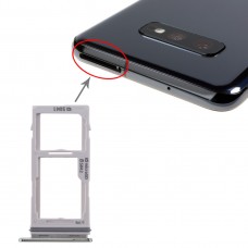 SIM картата тава + SIM Card Tray / Micro SD карта тава за Galaxy S10 + / S10 / S10e (Зелен)
