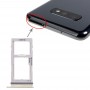 SIM картата тава + SIM Card Tray / Micro SD карта тава за Galaxy S10 + / S10 / S10e (злато)