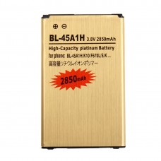 For LG K10 / F670L / S / K BL-45A1H 2850mAh High Capacity Gold Rechargeable Li-Polymer Battery 