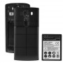 LG V10 / H968 BL-45B1F 3.85V / 6500mAh nagykapacitású lítium-ion akkumulátor és a hátsó ajtó burkolat csere (fekete)