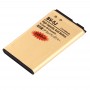 För Microsoft Lumia 435 / BV-5J 2450mAh High Capacity Gold uppladdningsbart Li-Polymer batteri