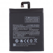 3400mAh Li-Polymer Batterie BM3A pour Xiaomi Note 3 