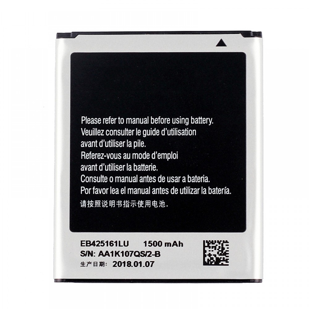 1500mAh Rechargeable Li-ion Battery EB425161LU for Galaxy J1 mini (2016) / J105H / S7562 / S7572 / S7580 / I739 / i759 / I669 / I8160