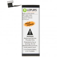 LOPURS 1440mAh Silver Business Replacement Battery for iPhone 5 