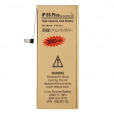 3800mAh nagykapacitású Arany újratölthető Li-Polymer akkumulátor iPhone 6s Plus 