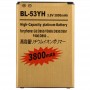 BL-53YH 3800mAh alta capacidad de batería del oro de negocios para LG G3 / d855 / VS985 / D830 / D851 / F400 / D850