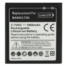 BA800 1900mAh Replacement Battery for Sony Xperia S / LT26i / Xperia Arc HD 