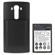LG G4 / H818用BL-51YH 3.85V / 6500mAh RDの高容量リチウムイオン電池とバックドアのカバーの取り付け 