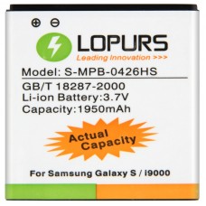 LOPURS haute capacité d'affaires Batterie pour Galaxy S / i9000 (Capacité actuelle: 1950mAh)