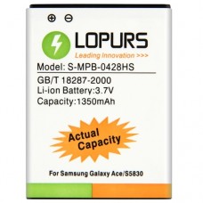 LOPURS alta capacidad de negocios para el Galaxy Ace / S5830 (Capacidad real: 1350mAh) 
