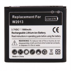 1900mAh náhradní baterie pro Samsung W2013 (Black) 